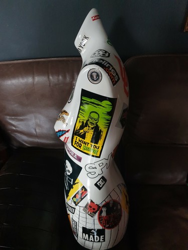 Figurine Büste Schaufensterpuppe Torso Modell Punk Biker Skater Kunst Mode Puppe - Bild 5 von 9