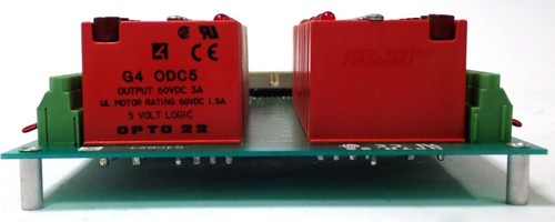 OPTO 22 G4PB24 TERMINAL BOARD w/ G4 ODC5 OUT 60Vdc 3A & G4 IDC5 IN 10-32Vdc 25mA - Picture 6 of 8