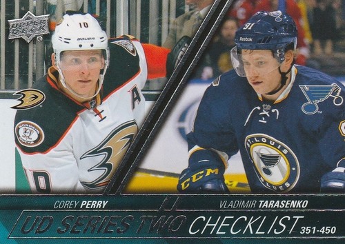 Checklist Card - 2015/2016 UD Series Two 351-450 - Card Number 450 - Picture 1 of 2
