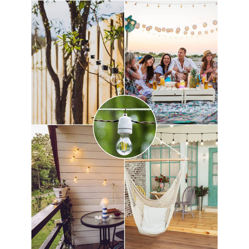 30M Stainless Steel Garden Wire Rope Kit Cable Wire Rope Catenary Wire