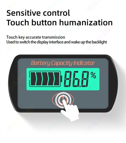 DC Volt Meter Voltmeter Voltage Meter Capacity Indicator SOC Acid Lead 12V24V - Picture 15 of 19