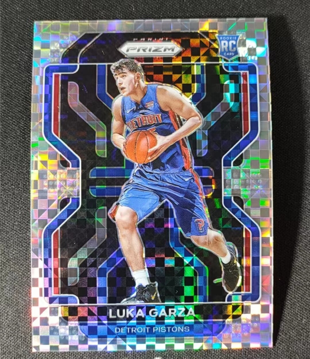 Luka Garza 2021-22 Panini Prizm Lucky envelope Przim Rc Rookie/8 4/8 Pistons#303