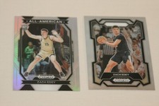ZACH EDEY (2) RC 2024 PRIZM DRAFT ALL AMERICAN PRIZM & BASE #15&1 MEMPHIS