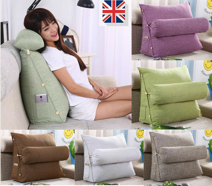 Adjustable Bed Wedge Pillow Sofa Office Seat Chair Leg Neck Back