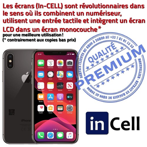 LCD iPhone A2215 In-CELL Qualité PREMIUM Écran Verre Multi-Touch Apple inCELL - Photo 5/9