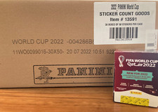 2022 Panini World Cup Qatar Factory sealed case of 30 boxes - 50 packs/box