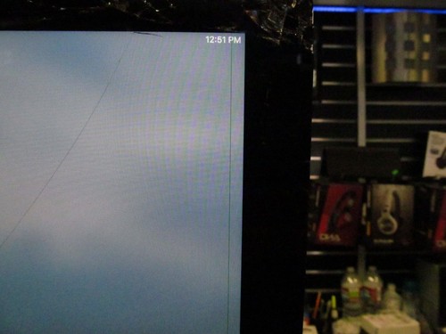 LCD Screen Panel LM270WQ1 for Apple iMac 27" A1419 Late 2013 MF125LL CRACKED - Picture 8 of 10