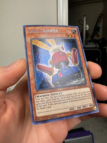 Yugioh Card Trooper BLRR-EN053 Secret Rare 1st Ed NM - Picture 2 of 6