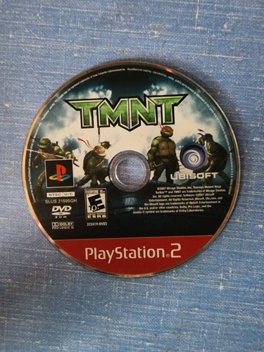 Sony PlayStation 2 PS2 Disc Only TESTED TMNT Teenage Mutant Ninja Turtle - Picture 1 of 2