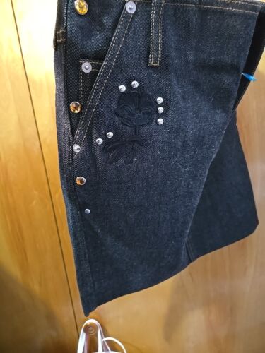 Coach 1941 Japanese denim black mini skirt size 6 style 86958 - Picture 12 of 13