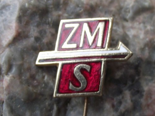 Vintage Polen Polish ZMS Gewerkschaft Sozialrevolutionäre Jugend Pin Anstecker - Bild 3 von 4