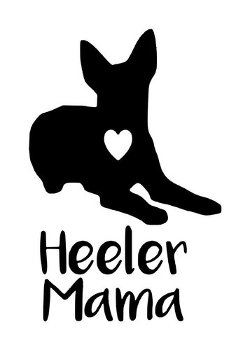 Australian Cattle Dog Heeler Mama Decal #1 3.5"x5" Choose Style, Color - Bild 5 von 5