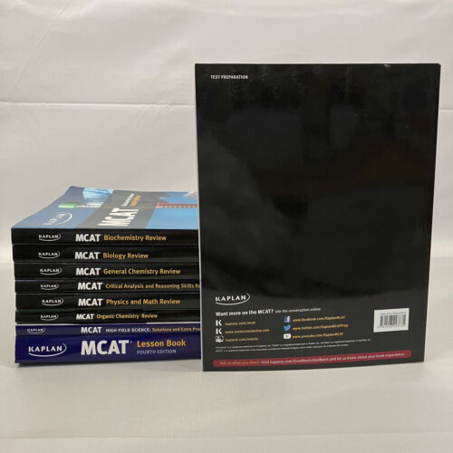 Kaplan MCAT 4th Edition 9 Book Lot Medical Test Prep Science Chemistry Biology - Picture 3 of 6