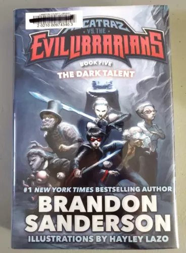 Dark Talent Alcatraz vs the Evil Librarians Book Five Brandon Sanderson 1st Ed