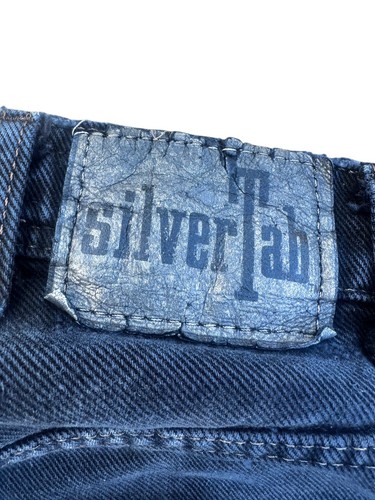 Vintage 90s Levi Silver Tab Purple Label Black Baggy Jeans Men’s 32x30 USA Made - Picture 4 of 7