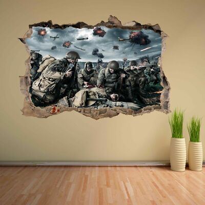 Amazon Com Fsds Wall Decals Army Warrior Fighter War Army Military Wall Decal Grenade Large Army Wall Decals For Boys Room Rifle Army Guy Wall Decal Living Room Personalized Army Wall