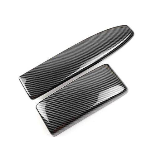 Cubierta de caja de reposabrazos central de fibra de carbono ABS para Mercedes Benz C E GLK W204 08-15 - Imagen 3 de 6