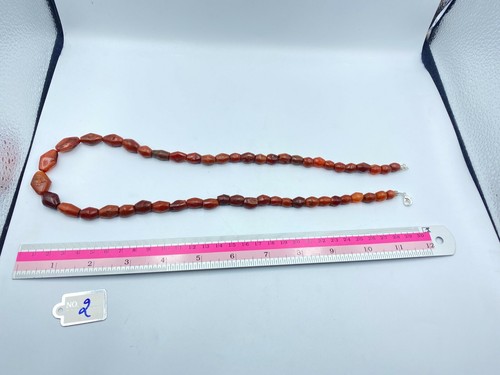 Antiguas cuentas antiguas de cornalina cuentas de amuleto de oración Mala del Tíbet - Imagen 11 de 11