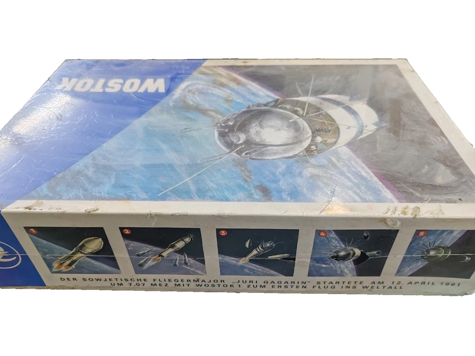 VEB Plasticart Vostok-1 Wostok-1 Veicolo spaziale 1:25 Kit modello - Immagine 4 di 4