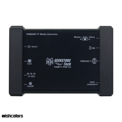 Convertidor Ethernet para vehículo 100BT1-PRO2 100Mbps a estándar RJ45 con interfusión HMTD - Imagen 2 de 6