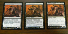 MTG Commander Dread Cacodemon x2 Black Rare UNPLAYED Near Mint