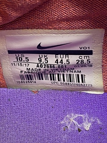 Men's Nike PG2 'Mamba Mentality' Basketball A02986-001 10.5 Purple Paul George - Picture 16 of 21