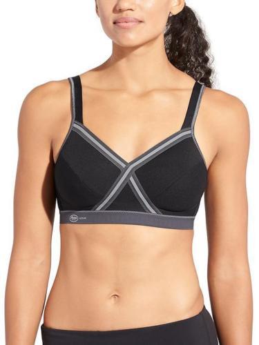 NWT Athleta Black High Support XControl Sports Running Bray by Anita Active 34D - Bild 1 von 2