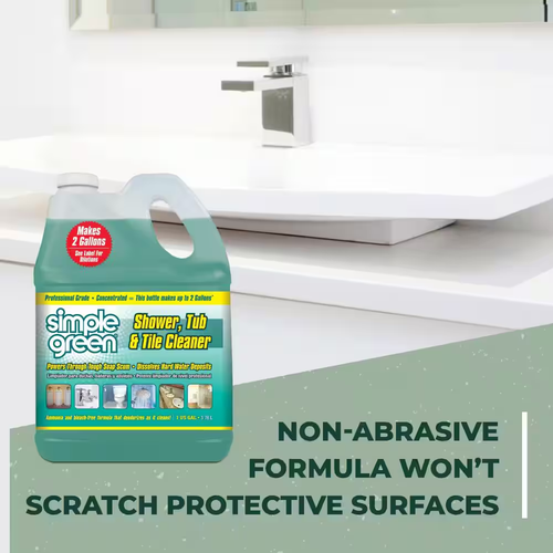 1 Gal NEW Pro Grade Shower Tub Tile Cleaner Bathroom Cleaning Solution - Picture 5 of 5