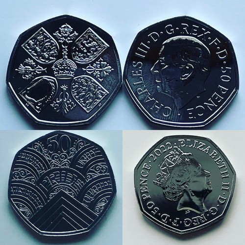 2018-2024 seltene & Sammlermünze 50p inkl. Schneemann, Hawking, Gruffalo Fifty Pence - Bild 107 von 212
