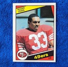 1984 Topps #353 Roger Craig Rookie Card San Francisco 49ers