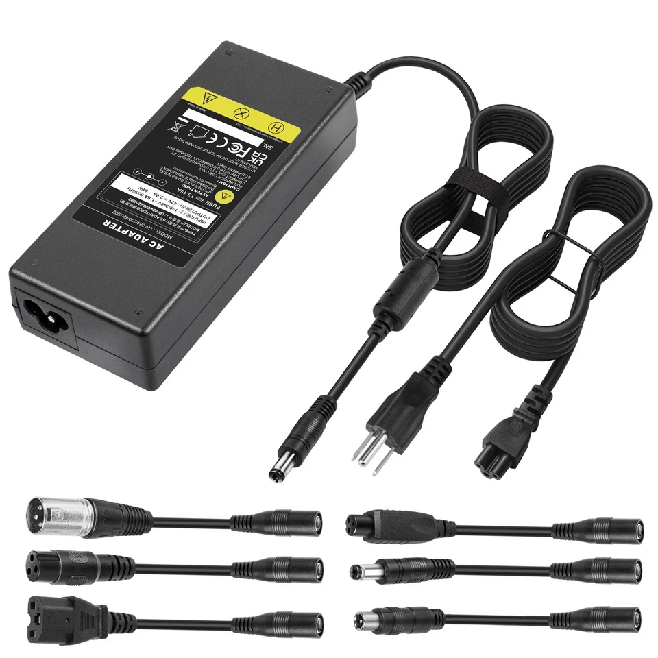 42V 2A Power Charger Adapter For Electric Bike E-bike Scooter 36V Li-ion Battery - Image 2 of 4