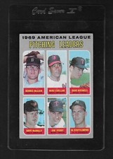 1970 Topps #70 - 1969 Pitching Leaders - DENNY McLAIN +5 (Ex-Mt)