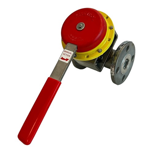 Válvula de bola Kinetrol 050 Spring Hindle CF3M válvula de bola para uso industrial - Imagen 1 de 12