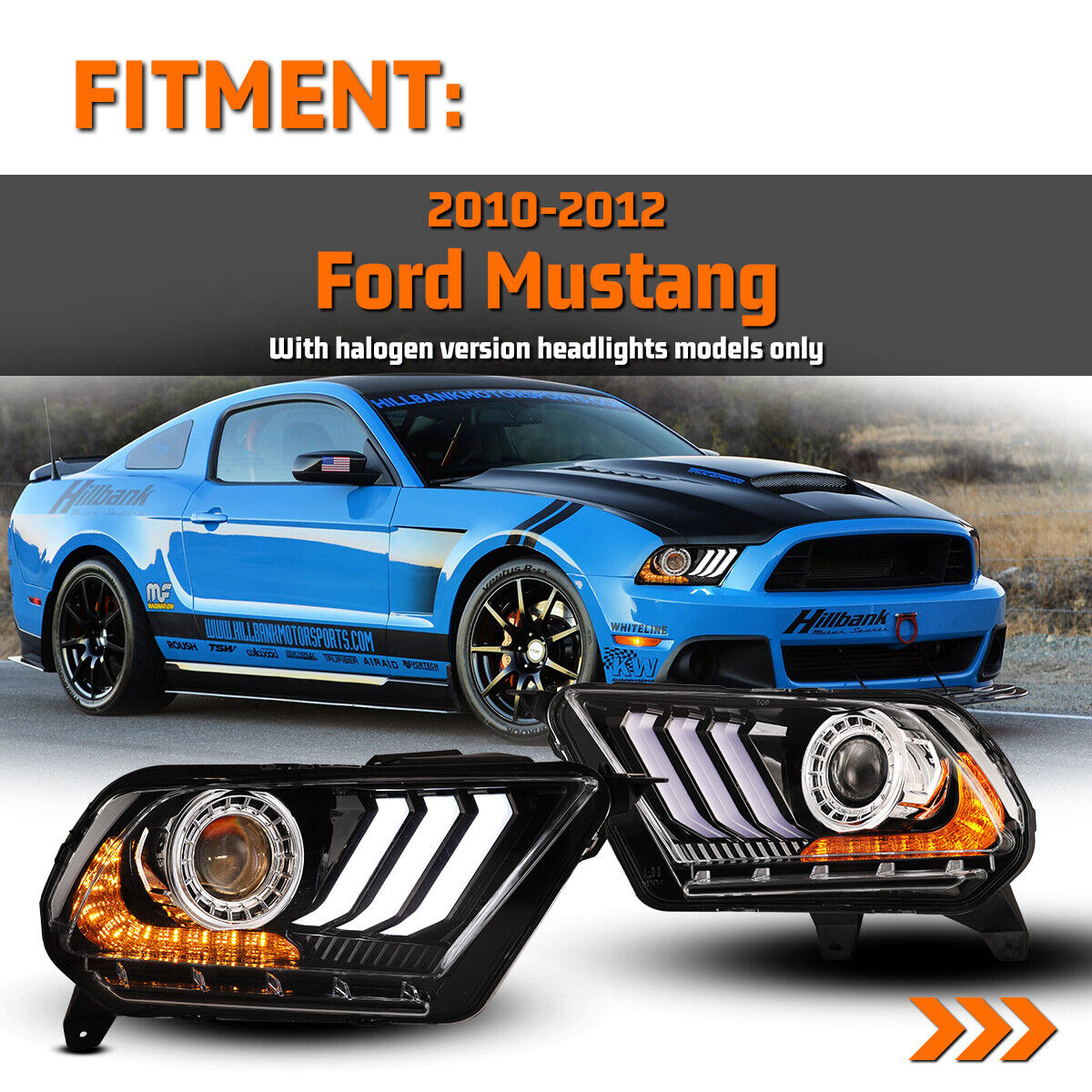 Headlamp and Fog Lamp Kit | FORD MUSTANG ROUSH 2012 Headlamp and Fog Lamp Kit | FORD MUSTANG ROUSH 2012