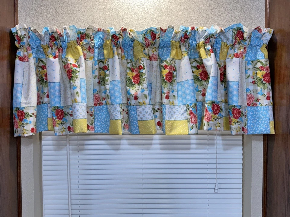 Nuevo Pioneer Mujer Dulce Rosa Retazos Cenefa Cortina Cocina Ventana 60inX12in Foto 3 de 3