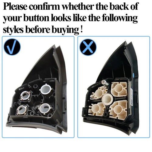 1 Pair 4-Buttons Steering Wheel Control Switch for Mercedes-Benz W164 W251 W245 - Picture 4 of 5