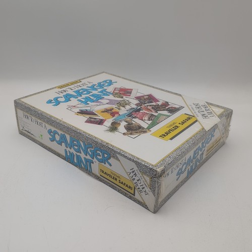 Traveler Safari How to Host a Scavenger Hunt NEW SEALED 1990 Party Game Murder - Picture 2 of 4