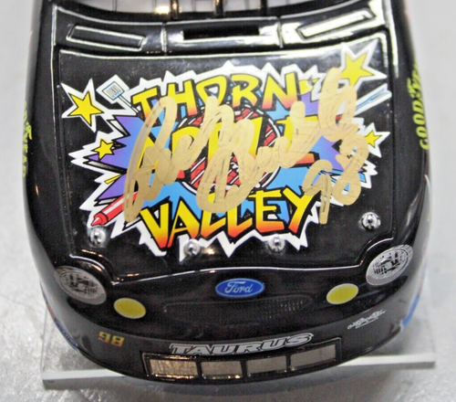 1998 Rich Bickle Thorn Apple Valley 1/24 azione NASCAR pressofuso autografato - Foto 2 di 2