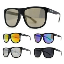 Mens Kush Classic Matte Black Frame Sport Horn Rim Sunglasses