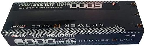 NEW: Hitec Multiplex Japan Li-Po 7.4V XPR6000-LCG-B Official Japanese Product - Picture 2 of 3