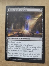 MTG Magic Torment of Scarabs (78/257) Hour of Devastation Curse LP BULK DISCOUNT