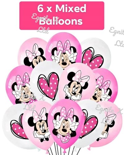 Minnie Mouse Disney Birthday Party Balloons Girls Kids Pink Theme Banner Set - Picture 12 of 22