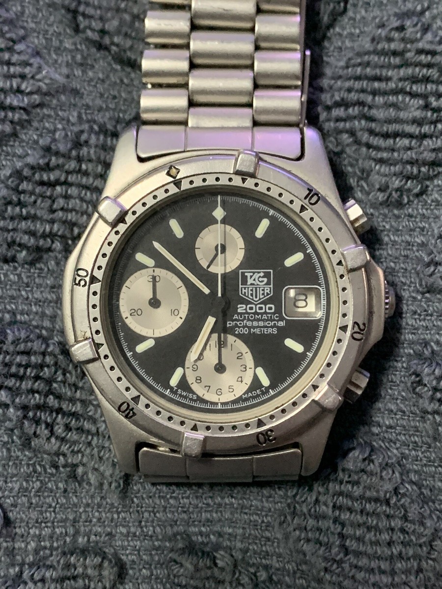 Tag Heuer vintage chronograph watch eBay