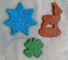 3 Antique German Christmas Tree Ornaments 1930s