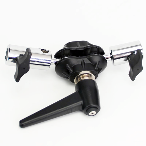 Double Ball Joint Adapter Studio Photographic Light Bracket With 5/8" Receiver - Picture 9 of 14