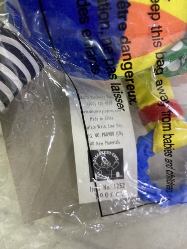 VTG NEW Discovery Toys Sensory Sam Clown Activity Rattle Teether Teething Toy - Picture 3 of 7