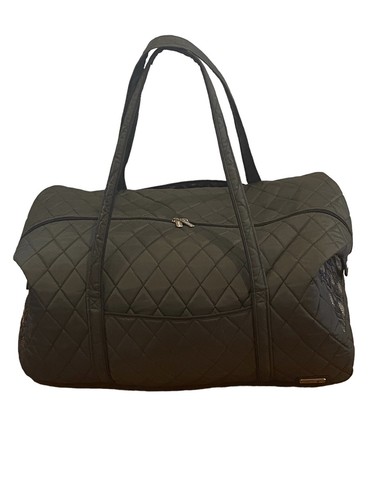 Cinda B 6 Piece Travel Duffle Luggage Set Backpack Tote Crossbody Python Black - Picture 3 of 24