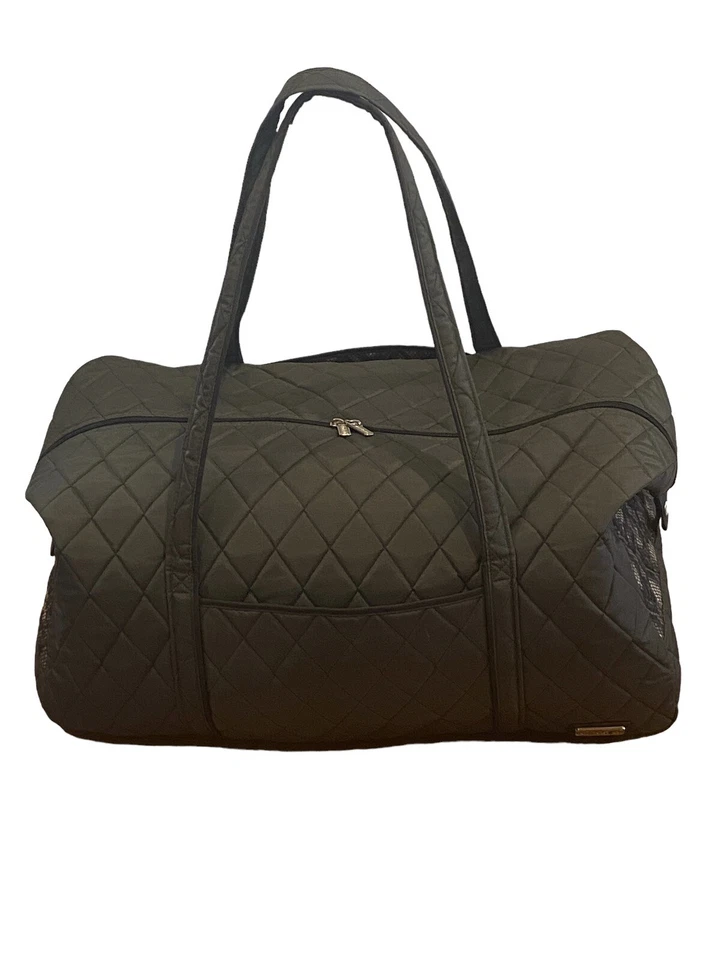 Cinda B 6 Piece Travel Duffle Luggage Set Backpack Tote Crossbody Python Black - Image 3 of 4