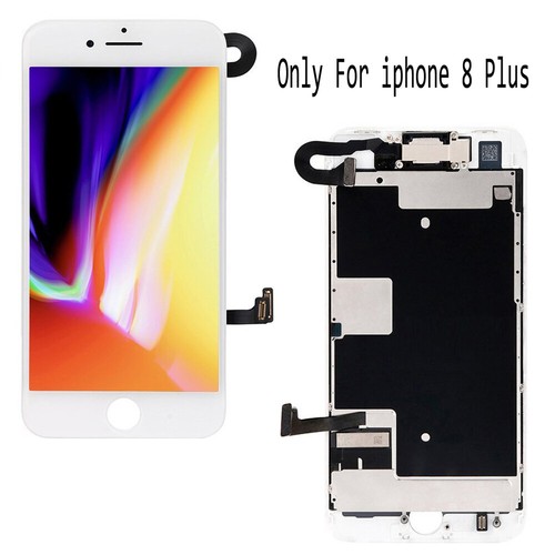 Full Assembly LCD Display Touch Screen Digitizer Camera For iPhone 8 Plus White - Picture 1 of 5