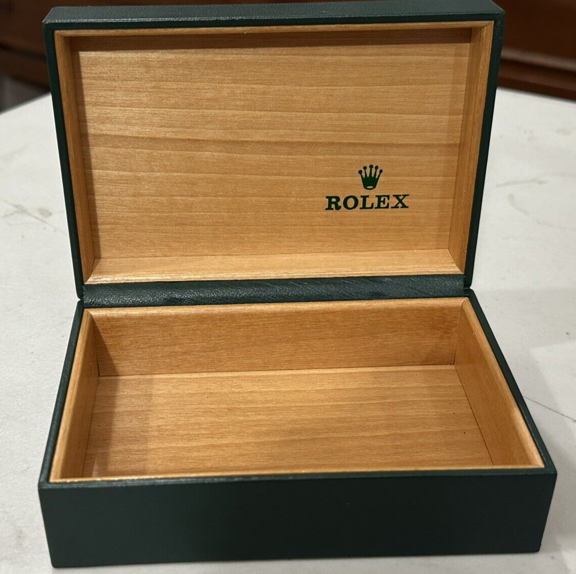ロレックス 空箱 ROLEX SA GENEVE SUISSE Montres Rolex S.A. Geneve Blue Jewelry Watch Box Switzerland